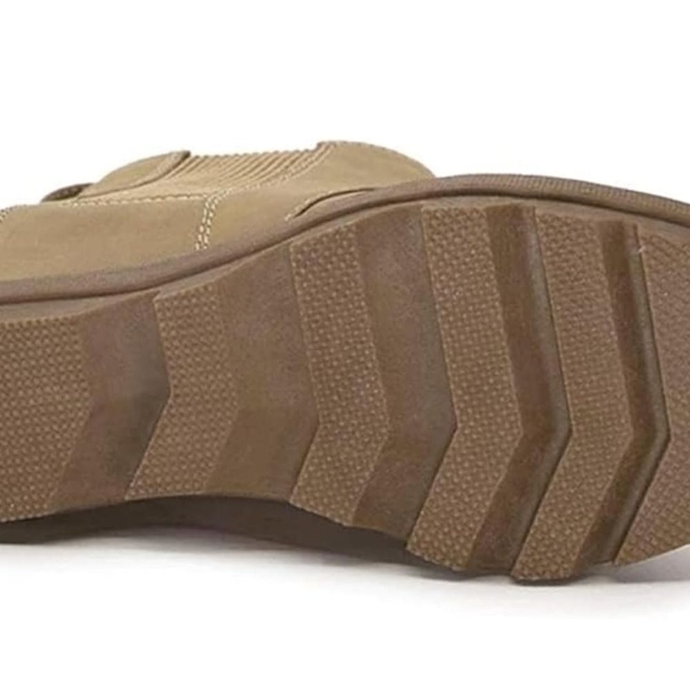 Women's Tan Ankle Boots - Picture 5 of 6